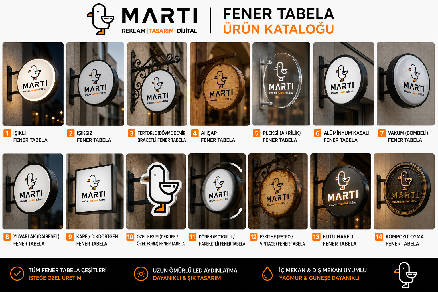 Fener tabela kataloğu