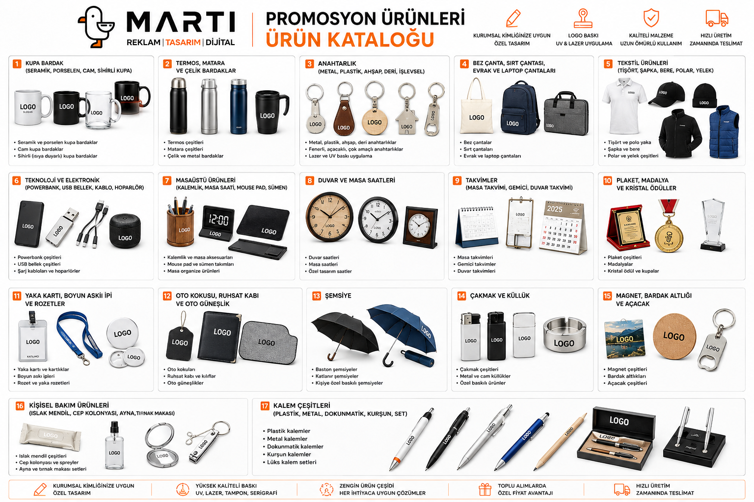 Promosyon ürünleri kataloğu