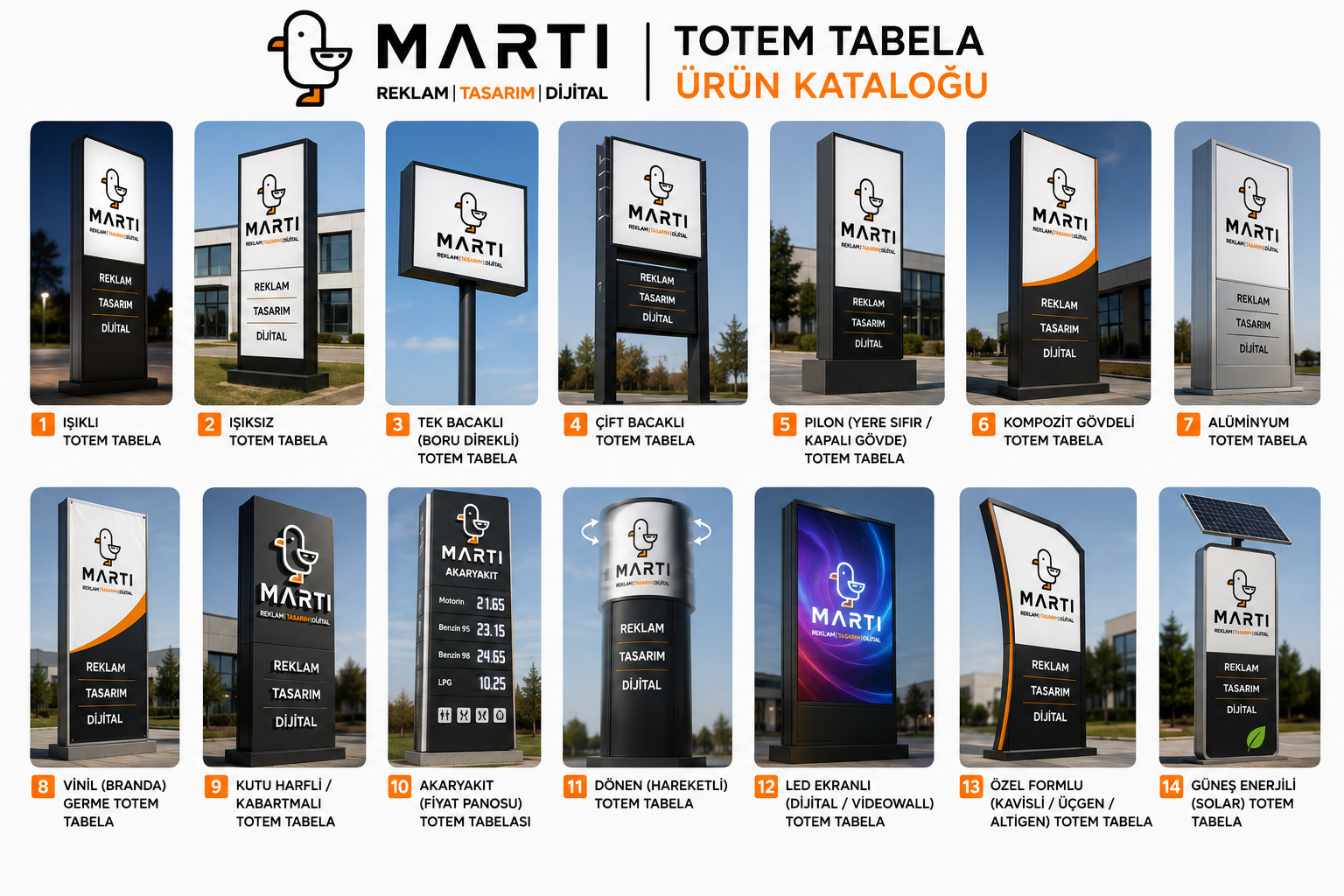 Totem tabela kataloğu